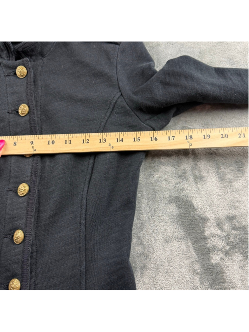 Ralph Lauren Denim & Supply Military Maxi Coat Dress Women M Gold Button Gothic - Picture 10 of 14